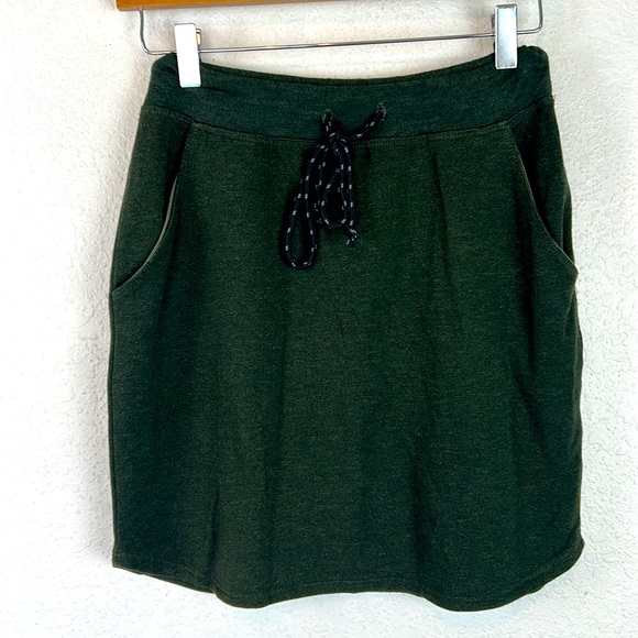 Perfect SUNDRY EVEREVE Track Skirt Washed Pull On Drawstring Waist 0 XS - Picture 2 of 7